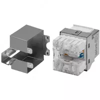  Модуль Keystone Jack SNR  экранированный  cat.5e  горизонтальная заделка (Арт. SNR-KJ-F5E-180) - 