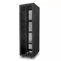 Zaminli shkaf 42U  800 x 1000 x 2000 mm  teshikli eshik (ikkita) (Art.20-428010-66-100-K)