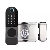 Дверной Wi-Fi замок с поддержкой отпечатка  кода  карты Tuya Smart