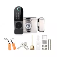  Дверной Wi-Fi замок с поддержкой отпечатка  кода  карты Tuya Smart LIDER JAMOASI