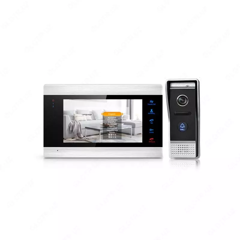 Домофон + дверной звонок с HD-камерой Tuya Smart Wi-Fi