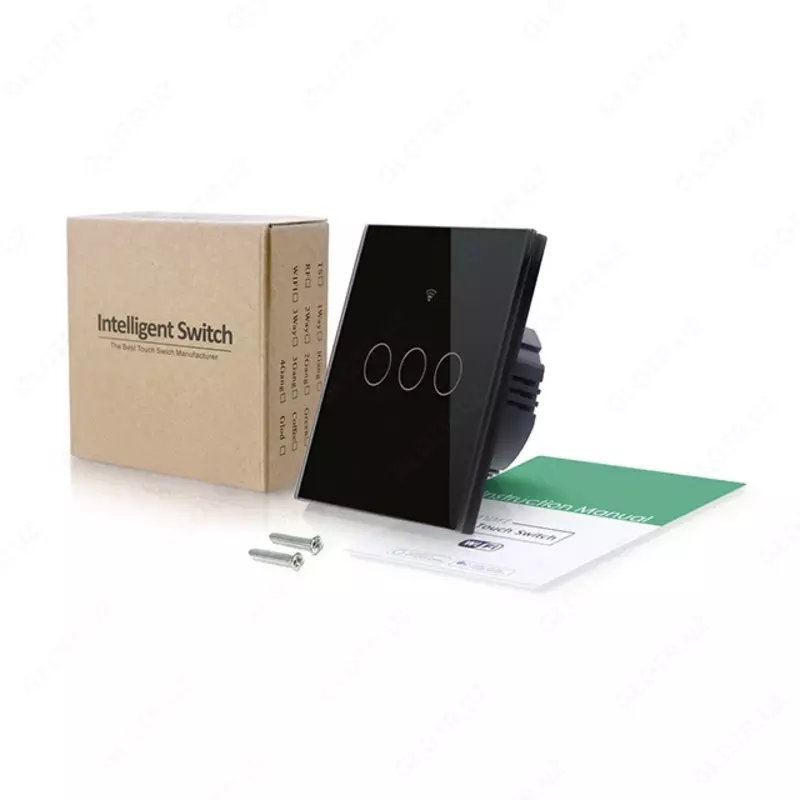  Сенсорный выключатель 3 кнопки Tuya Smart Wi-Fi - 