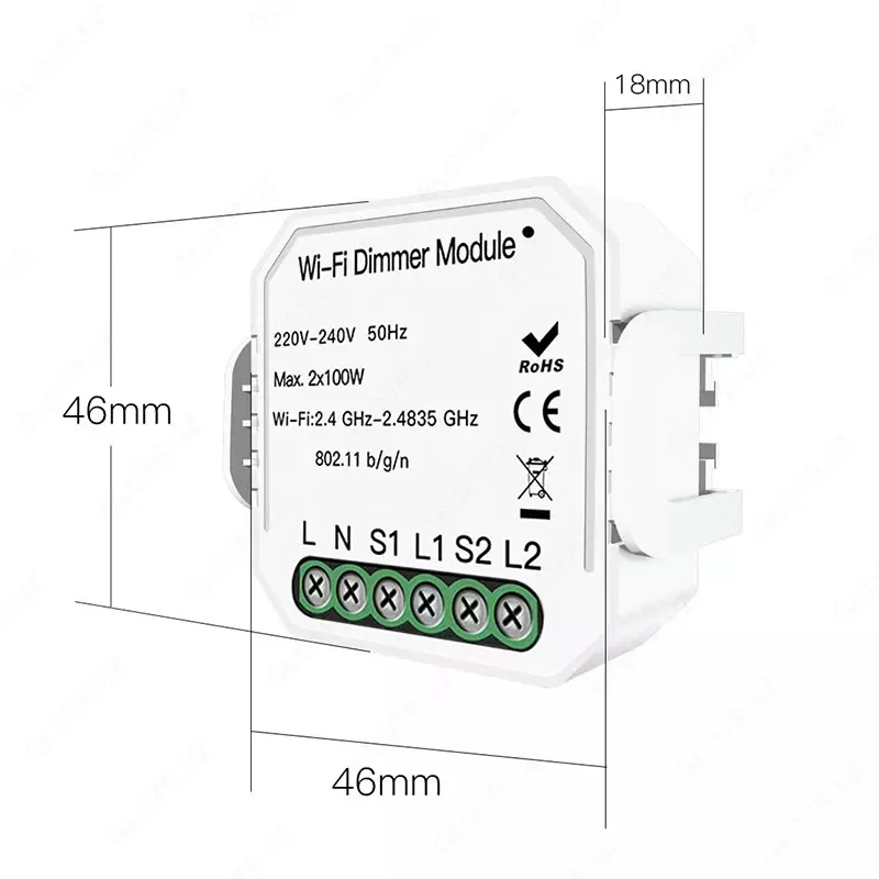 Dimmer moduli 2 kanal - 380 000 so'm