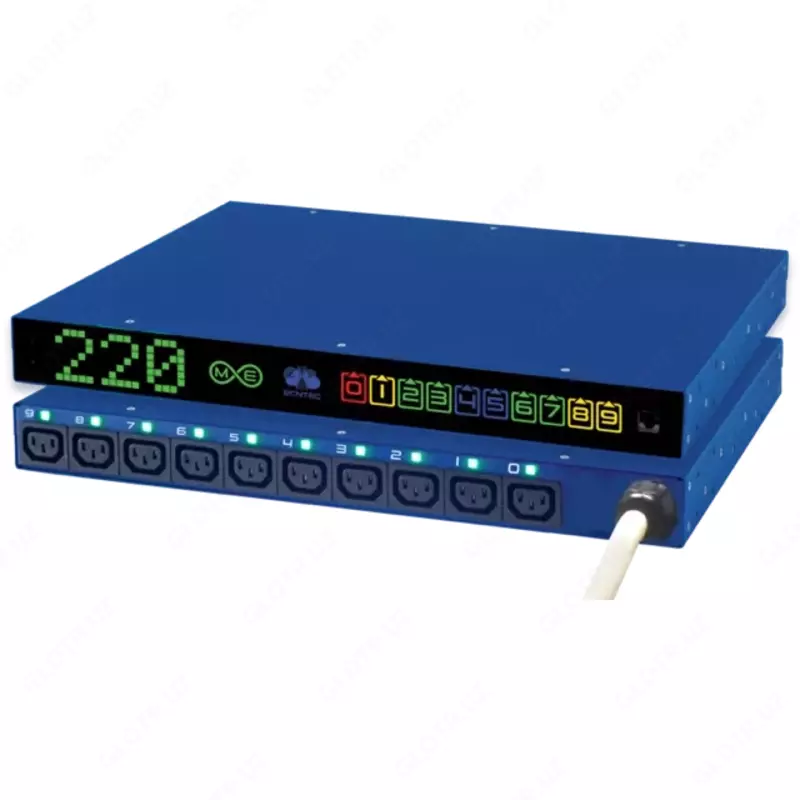 IEC320 C13 8-uyali elektr tarmoqli  C14 vilkasi bilan quvvat simini