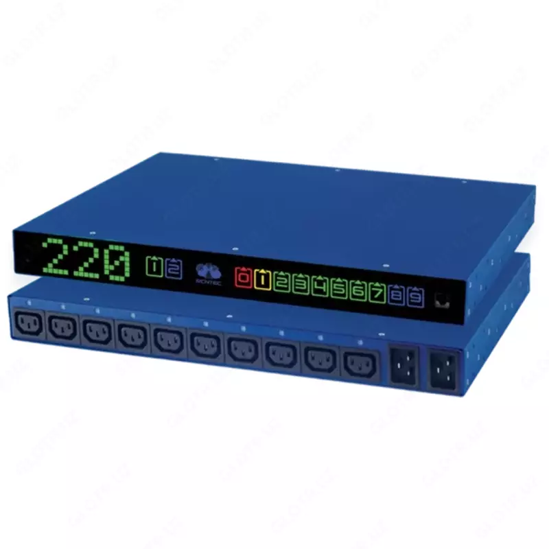 IEC320 C13 8-uyali elektr tarmoqli  C14 vilkasi bilan quvvat simini