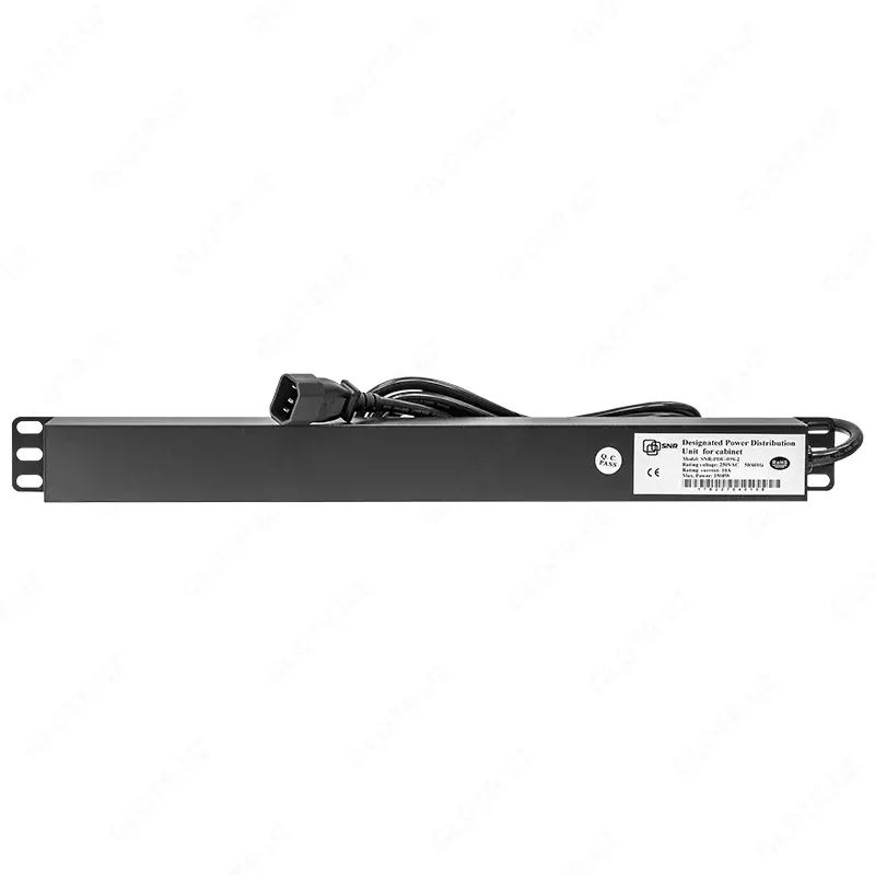   Блок электрических розеток на 9 гнезд Schuko  шнур питания 2 м с вилкой C14