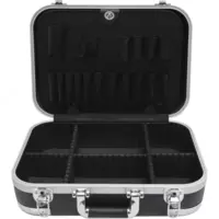  Alyuminiy karkasli va bolinmali asbob qutisi (qora) Chakana savdo