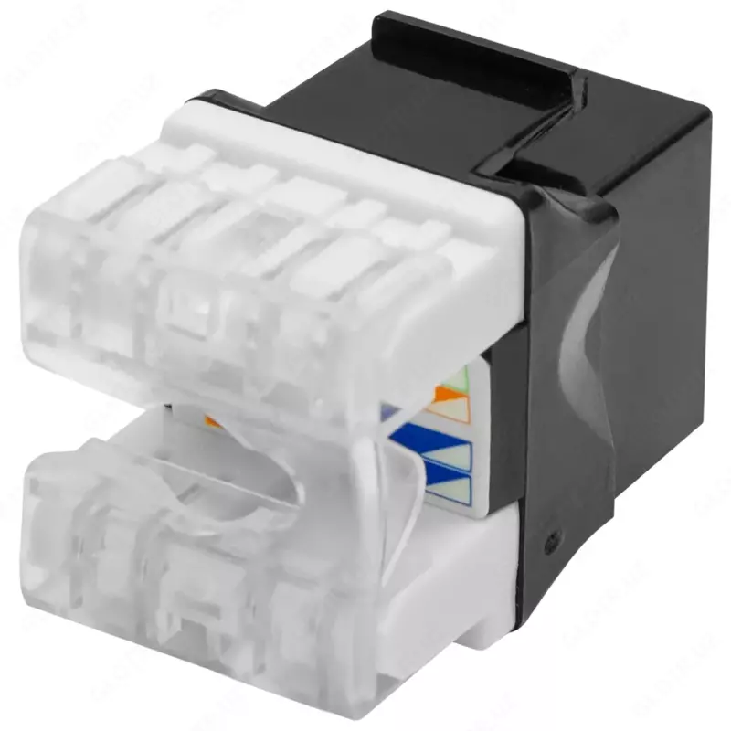  Модуль Keystone Jack SNR  неэкранированный  cat.5e  горизонтальная заделка (Арт. SNR-KJ-U5E-180) - 