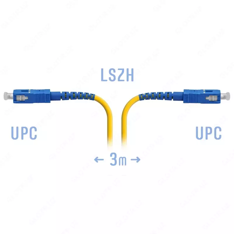 Optik ornatish shnuri (pigtail) SC/UPC SM  3 metr (Art. SNR-PC-SC/UPC-3m (0 9))