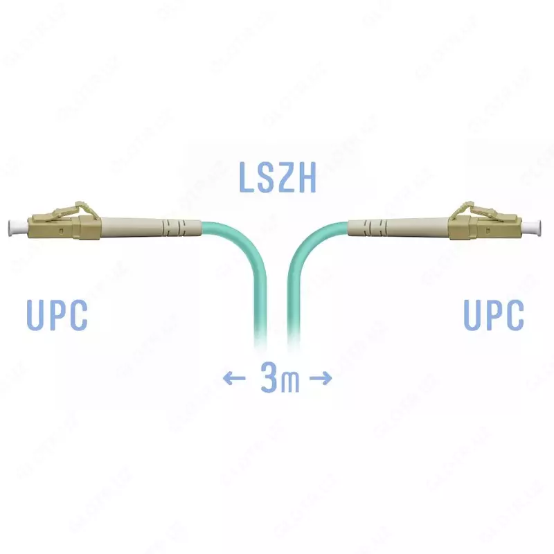 Optik yamoq simi LC/UPC MM  3 metr (Art. SNR-PC-LC/UPC-MM-3m)