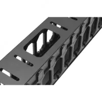   Вертикальный кабельный организатор с крышкой