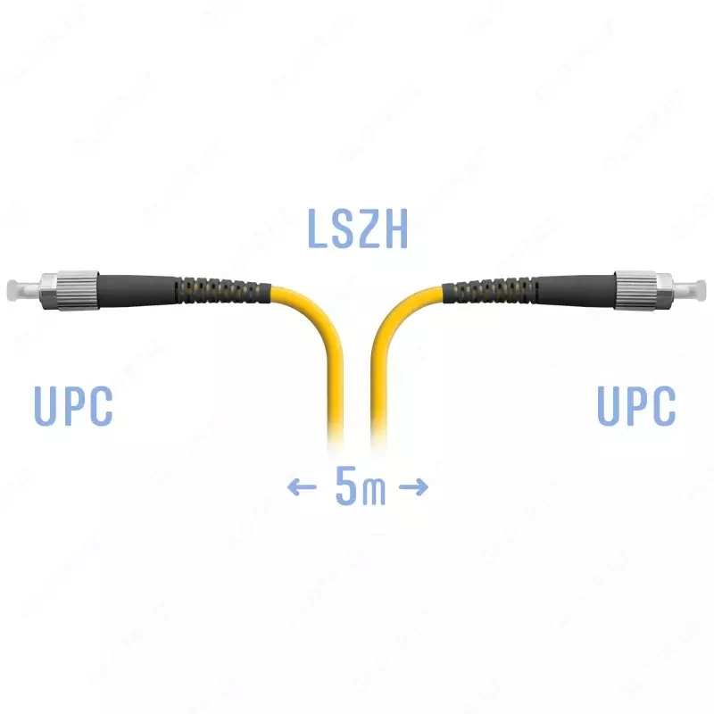 Optik patch-shnur FC/UPC SM  5 metr (Art. SNR-PC-FC/UPC-5m)