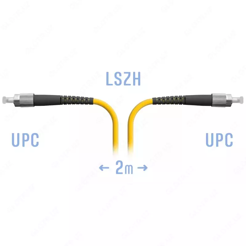 Патч-корд оптический FC/UPC SM  2 метра (Арт. SNR-PC-FC/UPC-2m)