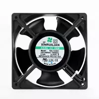 Вытяжной вентилятор  12 см  220V  Чёрный