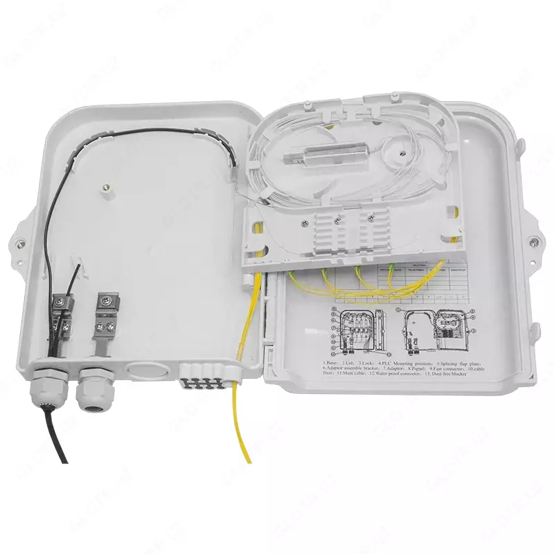  SNR optik tarqatish qutisi (SNR-FTTH-FDB-08J-modda) - LIDER JAMOASI