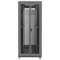  Шкаф напольный 47U 800*1000*2222 мм  перфорированная дверь (двойная) - LIDER TEAM