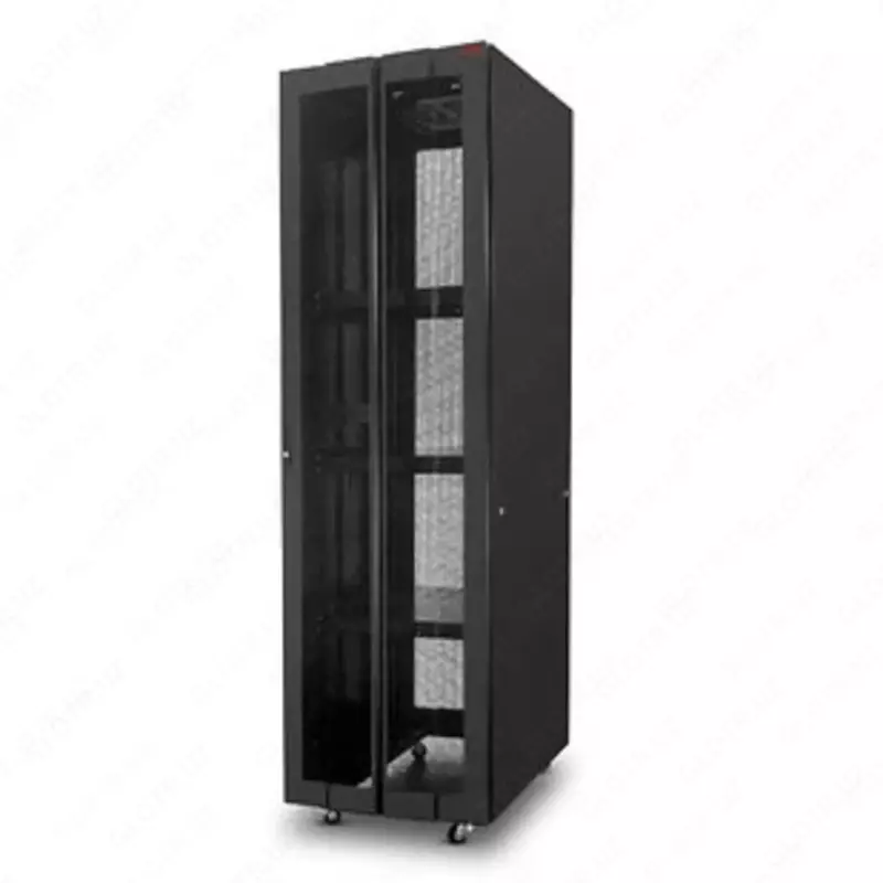 Шкаф напольный 42U 800*1000*2000 мм  перфорированная дверь (двойная)