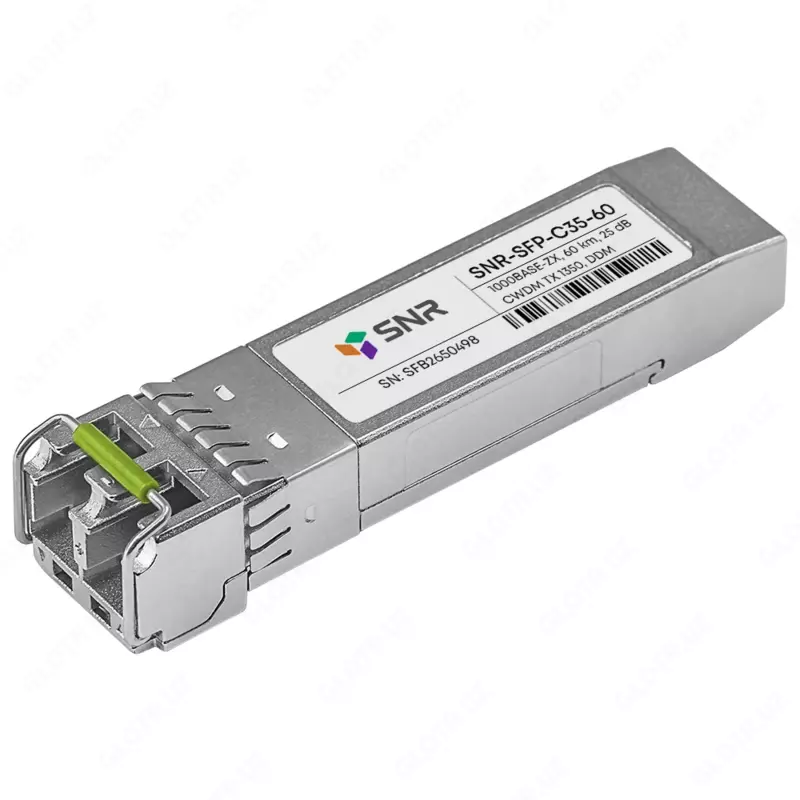 Optik CWDM SFP moduli  masofasi 60 km (17dB)  1350nm