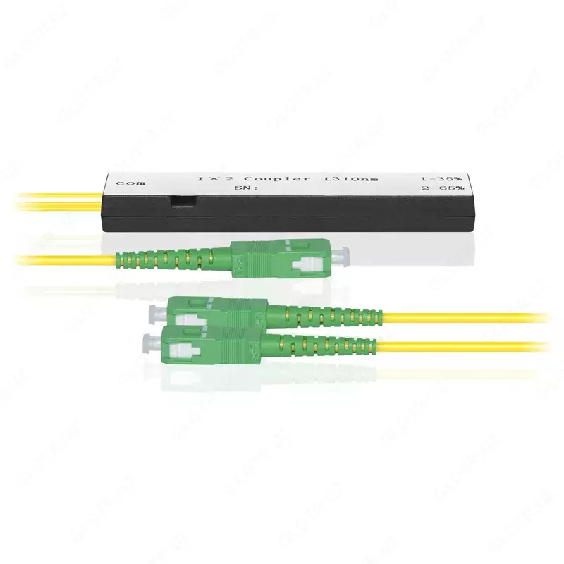 1x 2-10 / 90-SC / APC ikki qavatli oynali optik splitter