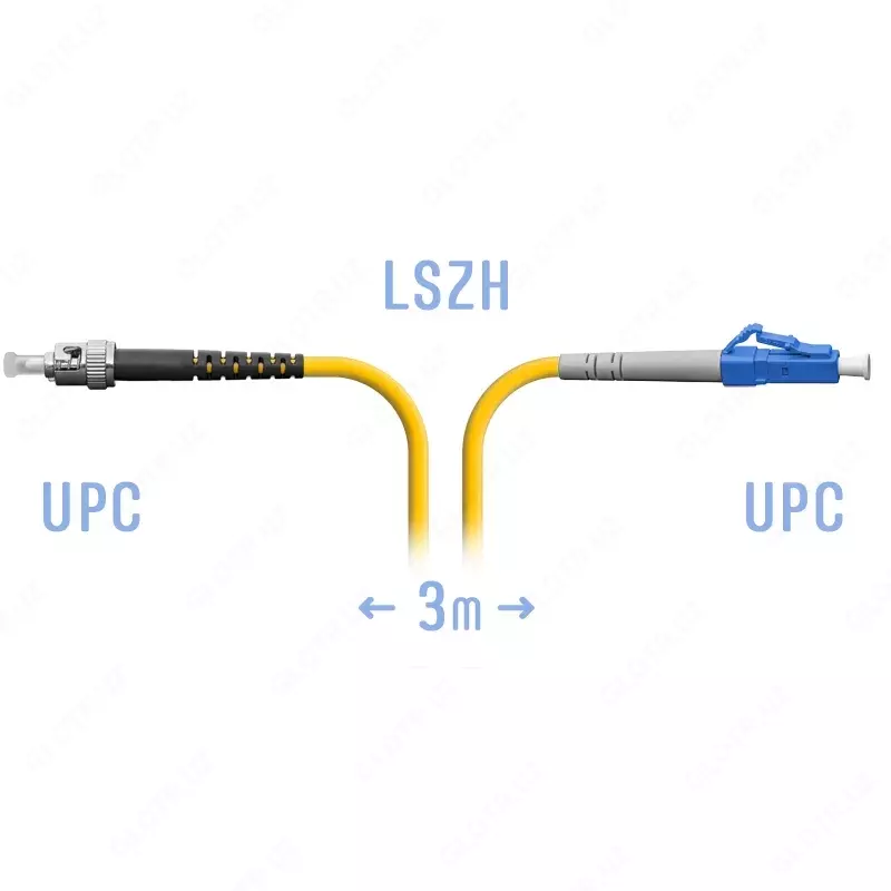  LC / UPC-ST / UPC SM optik patch shnuri  3 m - 