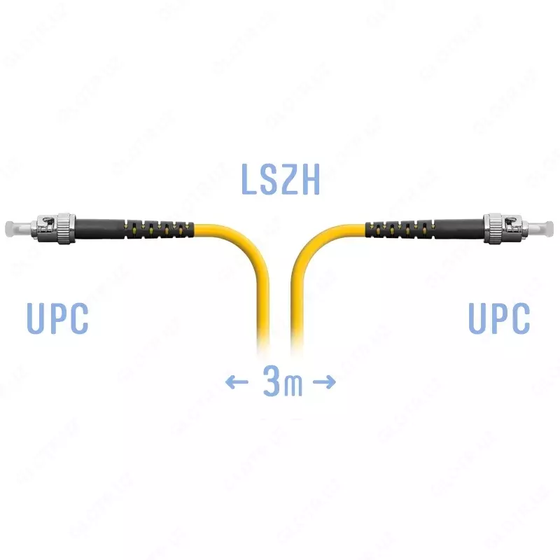 ST / UPC SM optik patch shnuri