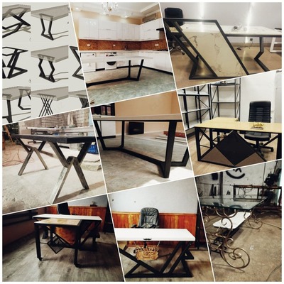 Цена по запросу Стол в стиле LOFT