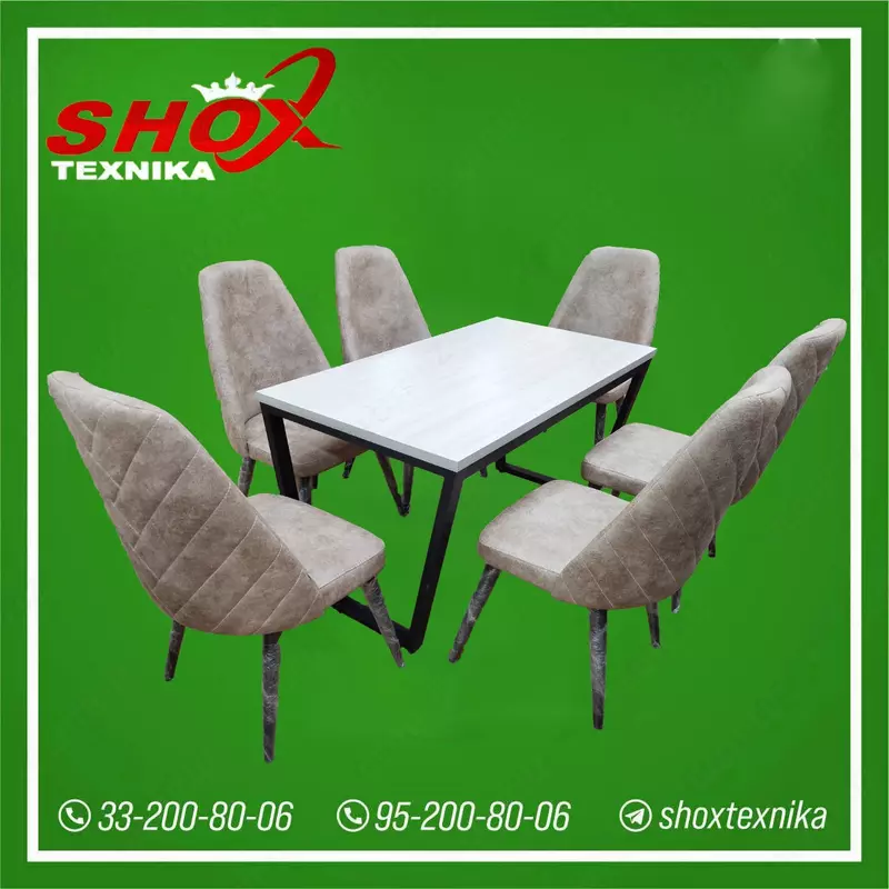  OSHXONA UCHUN STOL-STUL - SHOX TEXNIKA