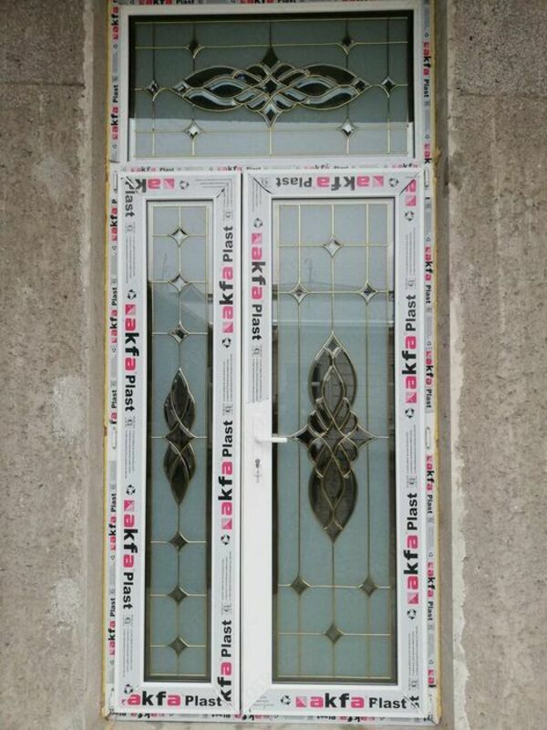 Двери полторашки алюминиевые 1200х2500