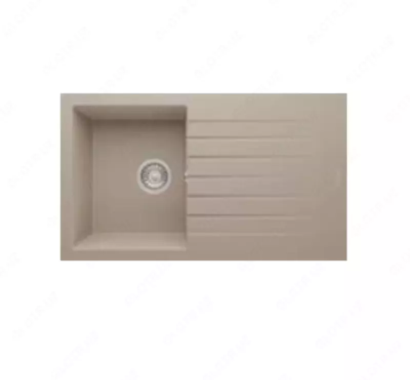 Кухонная мойка RealStone P004 Troya 86 Cappuccino