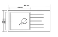  Кухонная мойка RealStone P011 Assos 86 XL Grey - 