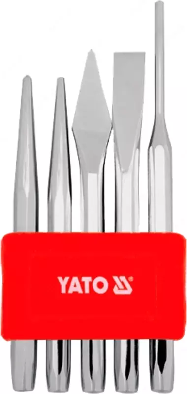 Набор зубил и керн, 5 предметов