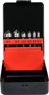 Набор сверл для зенкования, 6 предметов