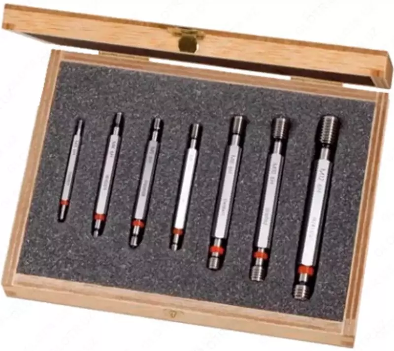 Набор проходных и непроходных калибров М3-М12, 7 предметов