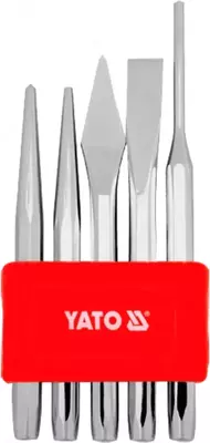 Набор зубил и керн, 5 предметов