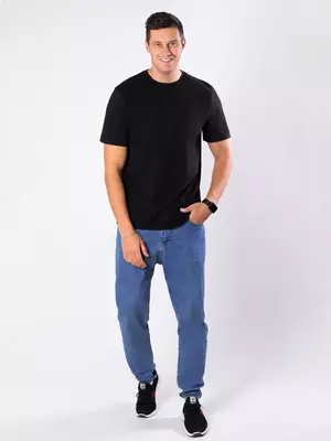 Футболка однотонная спортивная повседневная из хлопка