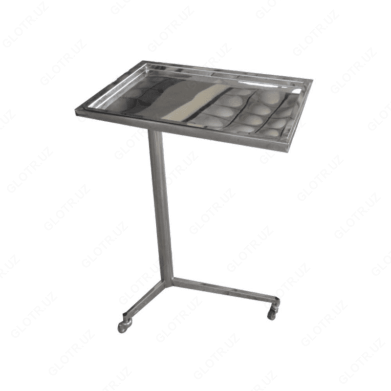 Стол для мед инструментов к операционному столу (нерж) ТМ 1023 - от 1 200 000 сум