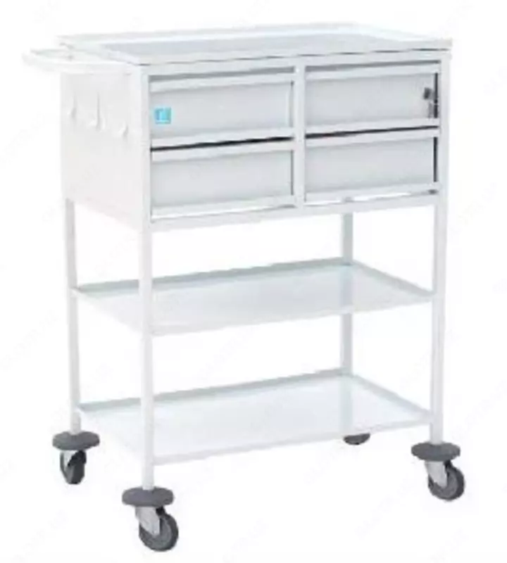 To‘rtta tortma yashikli bog‘lash xonasi uchun stol-arava