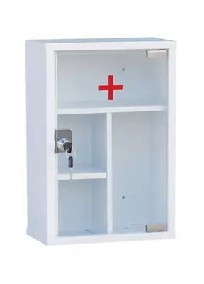 Медицинский шкаф со стеклом