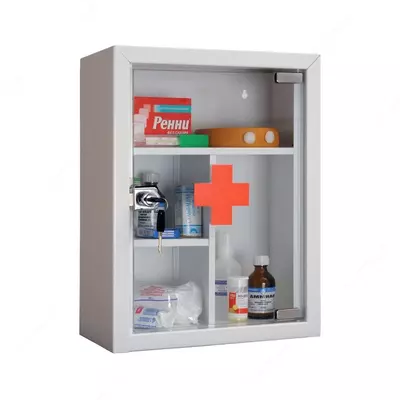 Медицинский шкаф со стеклом