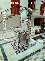 Дизайнерская двусторонняя раковина из мозаики № 001