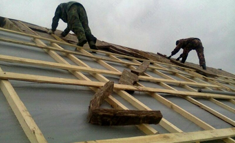 Современная кровля загона