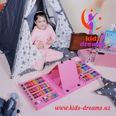 208 dona molbertli bolalar ijodiy rasmlari to'plami