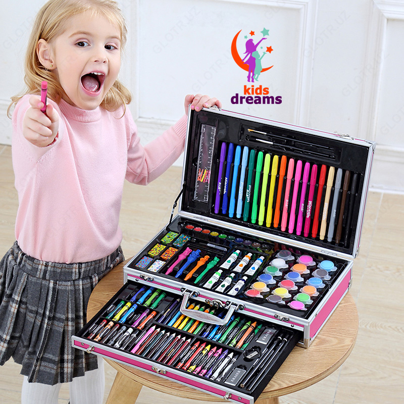 НАБОР ХУДОЖНИКА "МАСТЕР"' В ЧЕМОДАНЕ (123 предметов).