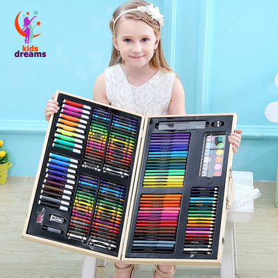 Yog'och kassada chizish uchun to'plam 220 buyum