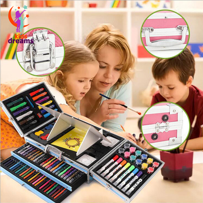 370 000 сум / шт. Набор для Рисования с Мольбертом в Металлическом чемоданчике Delux Art 138