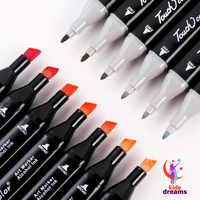 от {0} сум Набор Двусторонних спиртовых Скетч-Маркеров "TOUCH COOL" 120 цветов