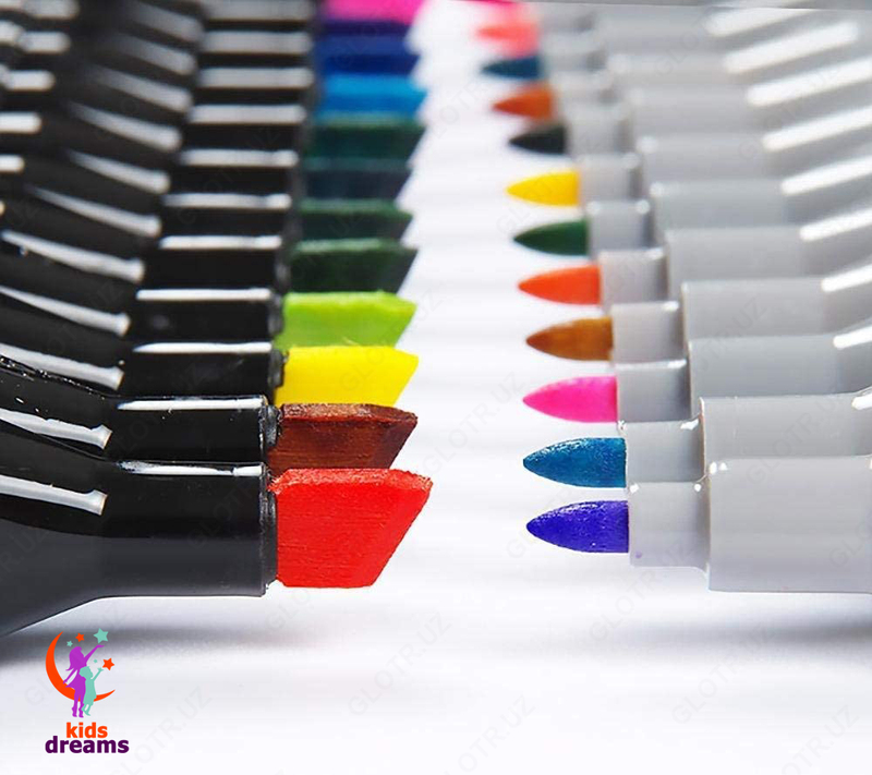 от {0} сум Набор Двусторонних спиртовых Скетч-Маркеров "TOUCH COOL" 168 цветов