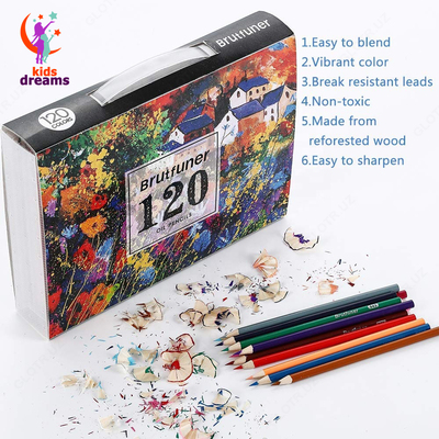 Профессиональный набор масляных карандашей Brutfuner - 120 цветов