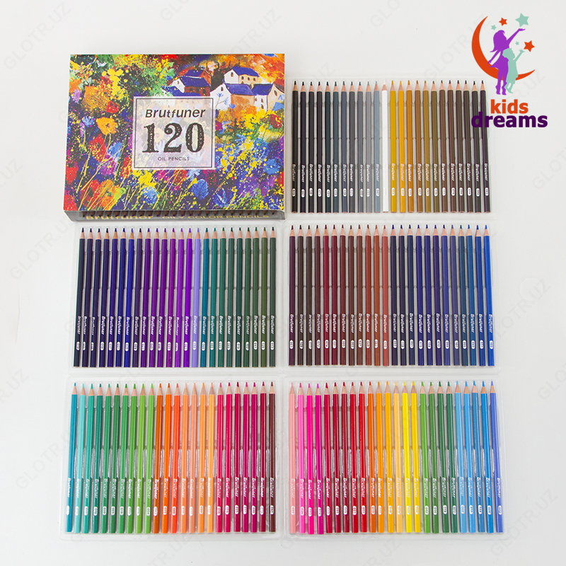 Профессиональный набор масляных карандашей Brutfuner - 120 цветов - от {0} сум