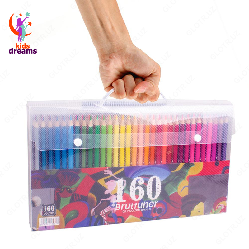 Профессиональный набор масляных карандашей Brutfuner - 160 цветов